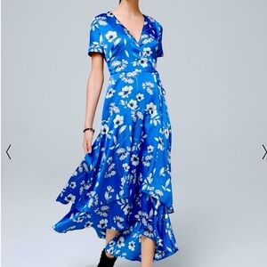 White House Black Market Faux Wrap Dress